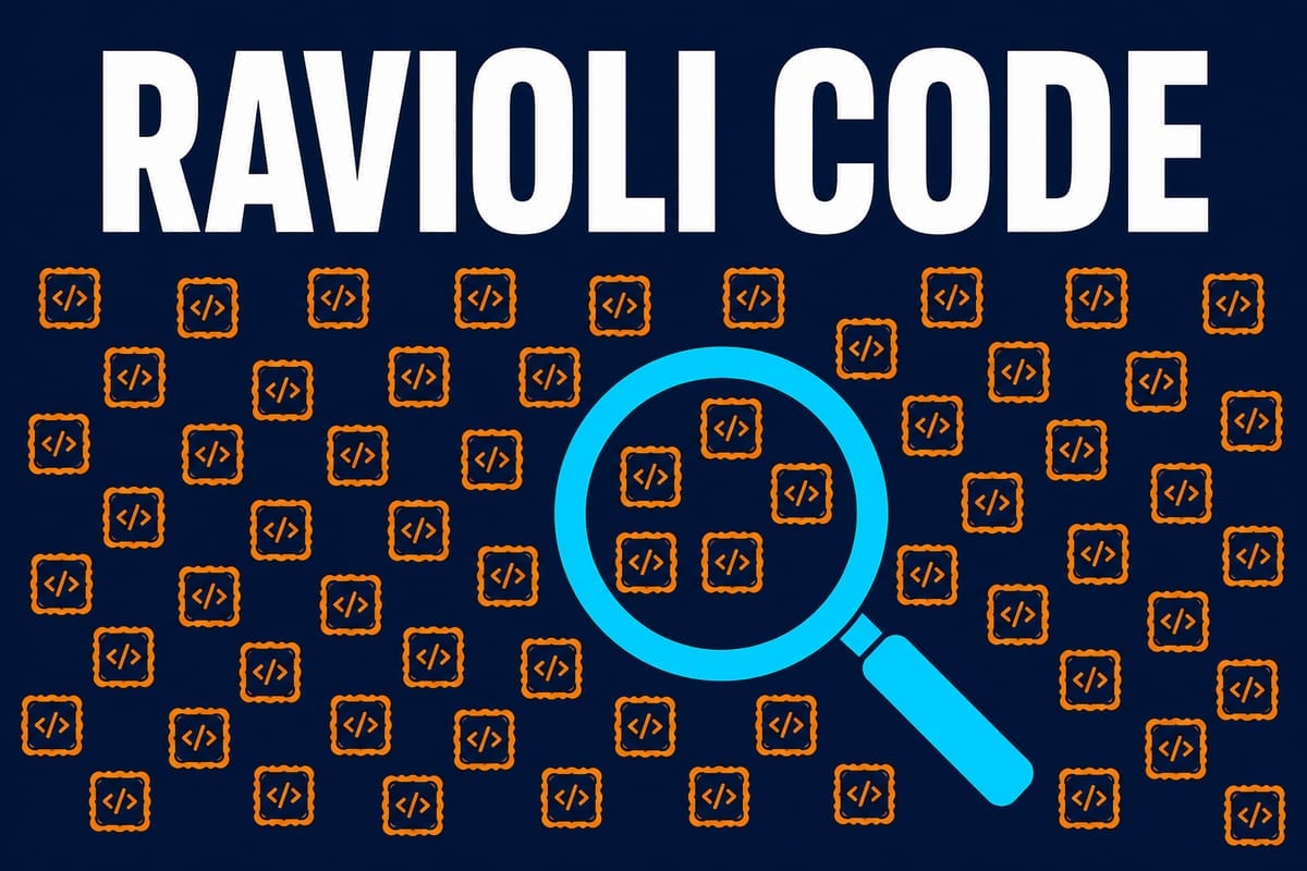 Cover image for [Code Smell #3] Ravioli code: code whose flow nobody understands