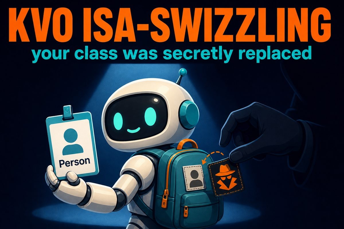 KVO 내부 동작 완벽 정리, isa-swizzling의 정체 대표 이미지